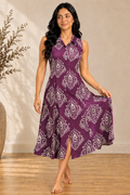 Mulberry Mehra Rayon Midi Dress