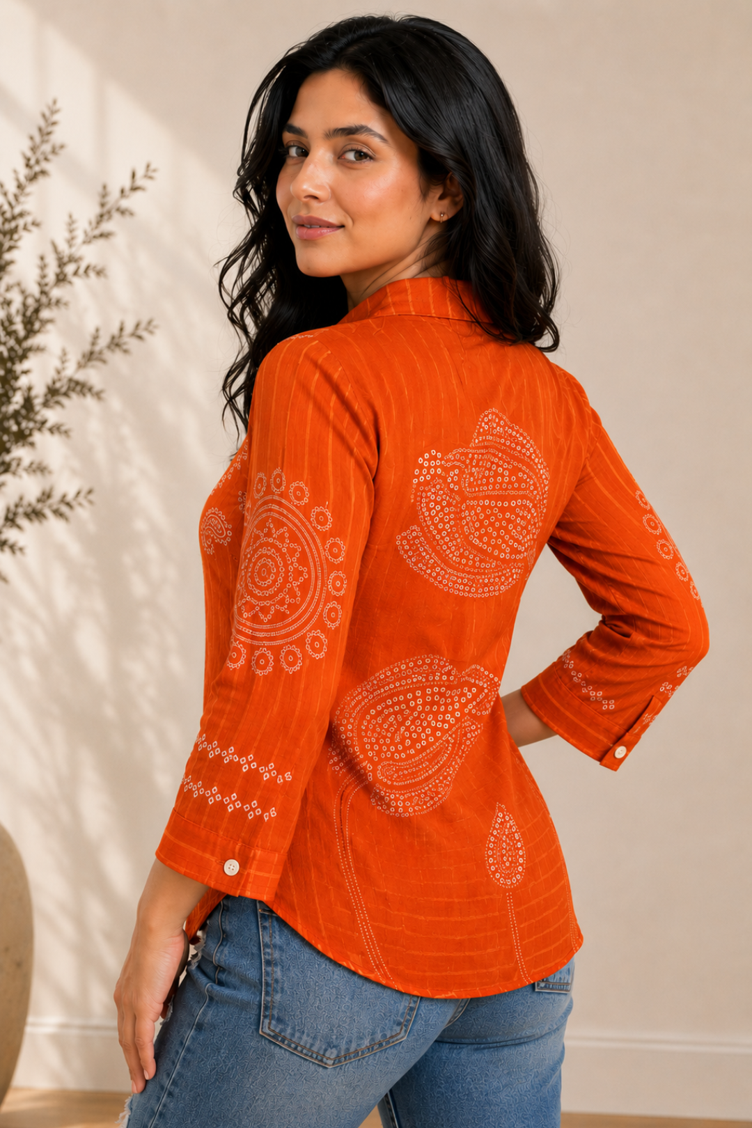 Kesari Bhandej Crepe Silk Shirt