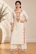 Blush Garden Mulmul Suit Set
