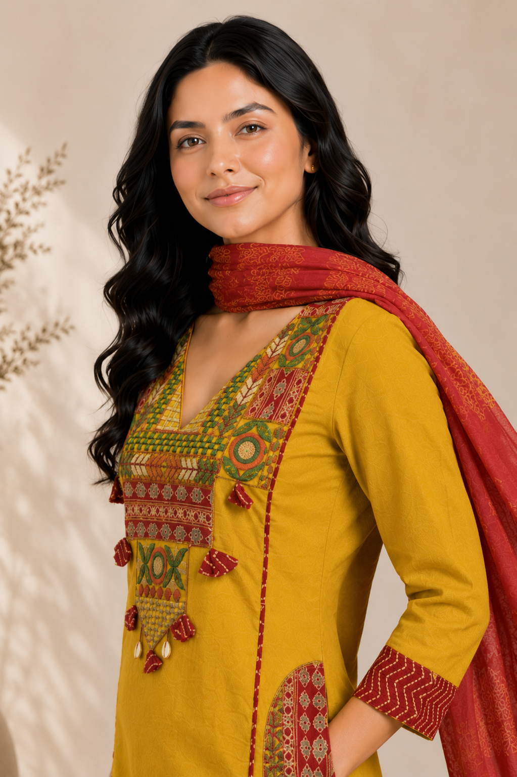 Mustard Mirage Cotton Set