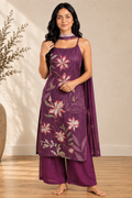 Purple Petals Cotton Grace Set